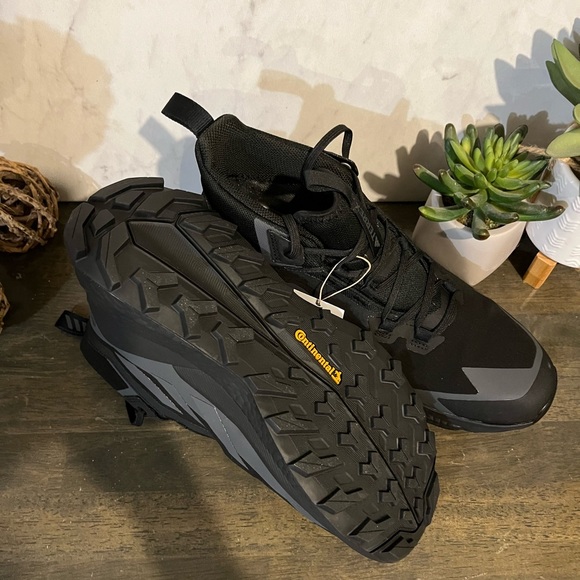 adidas Terrex Free Hiker GoreTex 2.0 Hiking Shoes Triple Black - Picture 11 of 12